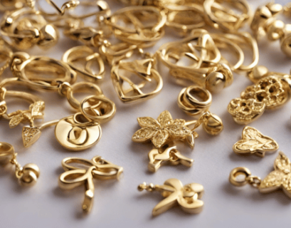 gold charms for a bracelet
