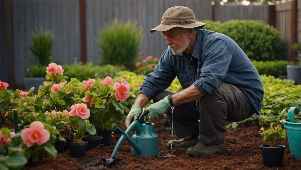 caring a begonia mallacoota